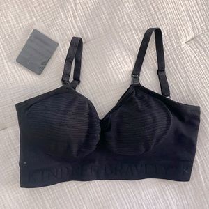 Kindred Bravely Sublime Hands-Free Pumping & Nursing Bra | Black - Small